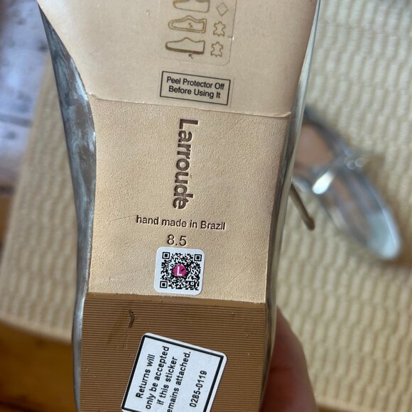 Larroude Patent Leather Mary Jane Flats - Size 8.5 - Picture 3 of 5